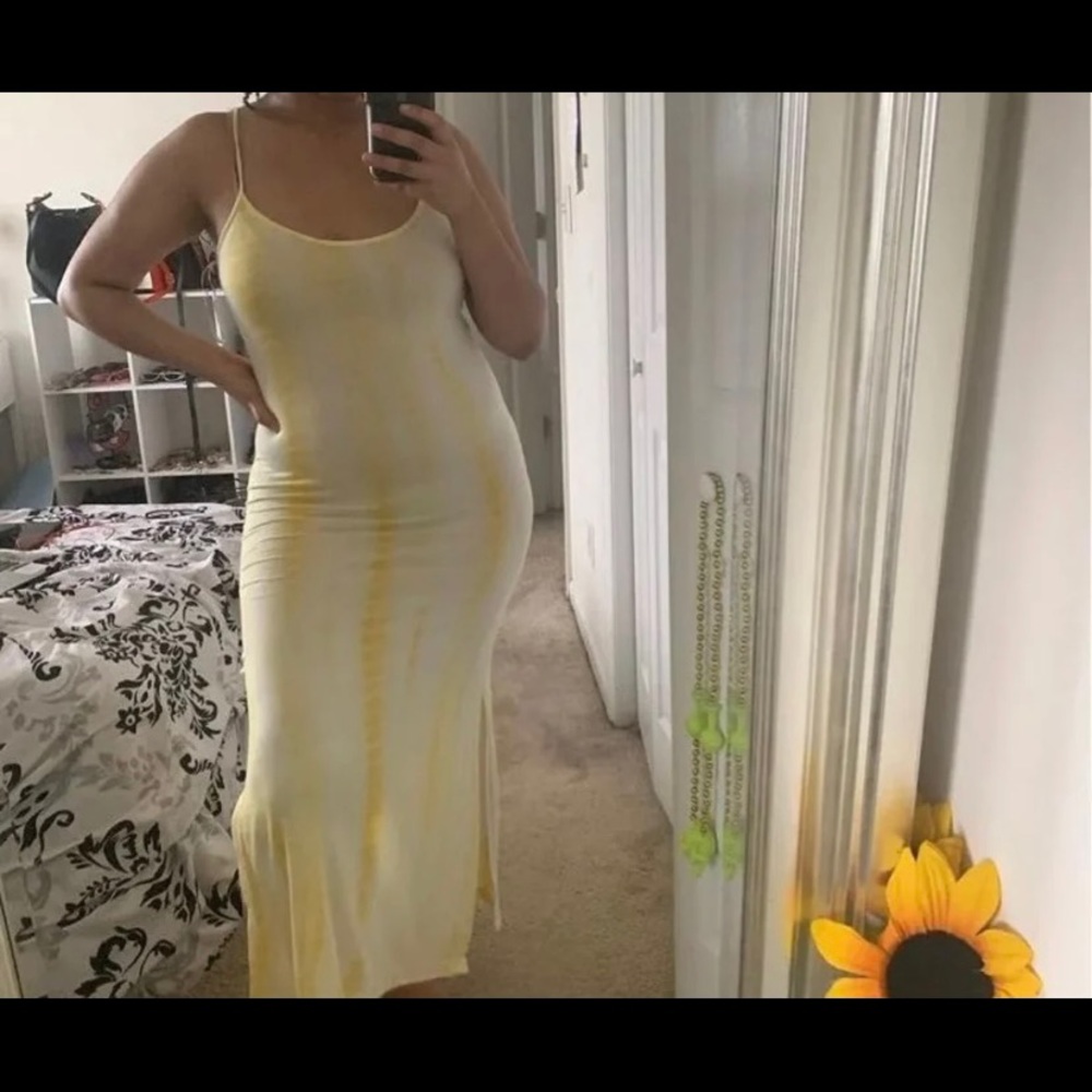 tye dye maxi dress